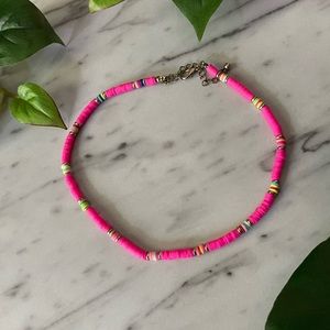 Neon Pink Choker from Francesca’s
